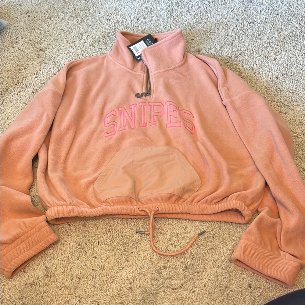 Women's Pink Fleece Pullover